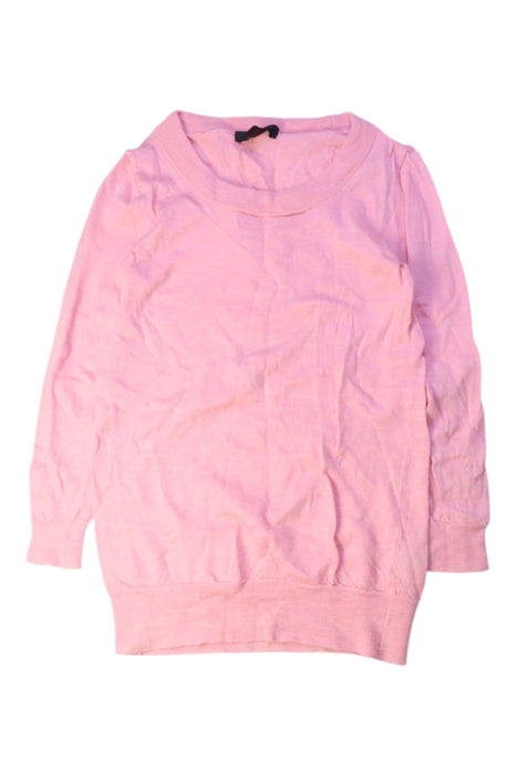 A Pink Long Sleeve Tops from J.Crew in size 12Y for girl. (Front View)