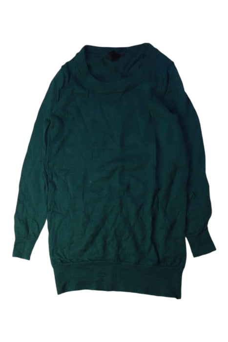 A Green Knit Sweaters from J.Crew in size 12Y for girl. (Front View)