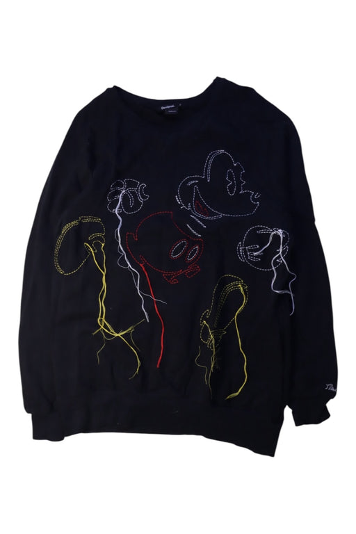 A Black Crewneck Sweatshirts from Desigual in size 14Y for girl. (Front View)