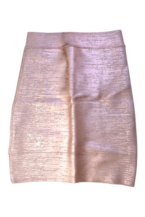 A Metallic Short Skirts from BCBGMAXAZRIA in size 14Y for girl. (Back View)