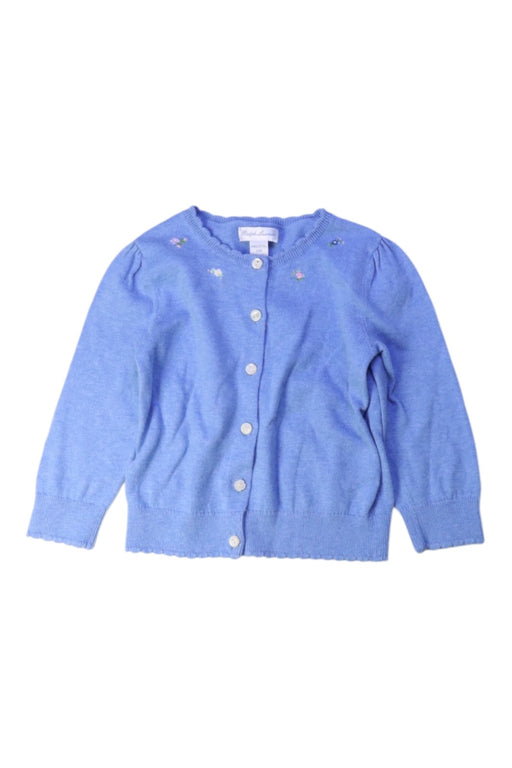 A Blue Cardigans from Ralph Lauren in size 2T for girl. (Front View)