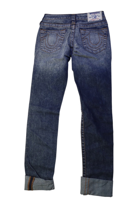 A Blue Jeans from True Religion in size 14Y for neutral. (Back View)