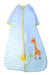A Blue Sleepsacs from The Gro Company in size 6-12M for neutral. (Front View)