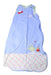 A Blue Sleepsacs from The Gro Company in size 0-3M for girl. (Front View)