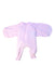 A Pink Swaddles from Plum in size 0-3M for girl. (Front View)