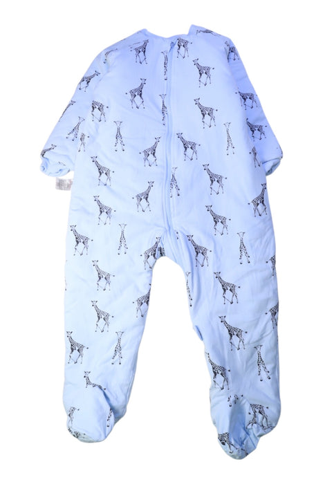 A Blue Onesies from Plum in size 2T for boy. (Front View)