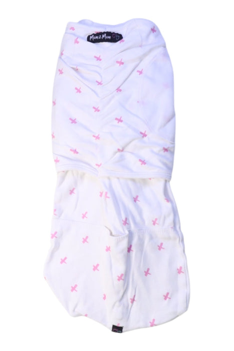 A White Swaddles from Mum2Mum in size 0-3M for neutral. (Back View)