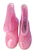 A Pink Rain Boots from Chicco in size 5T for girl. (Back View)