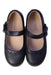 A Navy Dress Shoes from Dr. Kong in size 5T for girl. (Back View)