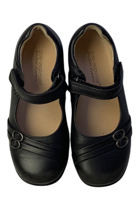 A Black Dress Shoes from Dr. Kong in size 5T for girl. (Back View)