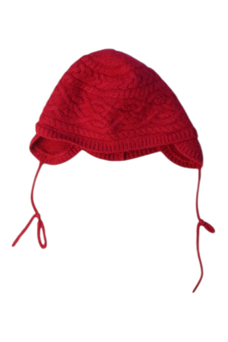 A Red Winter Hats from Ralph Lauren in size 18-24M for girl. (Back View)