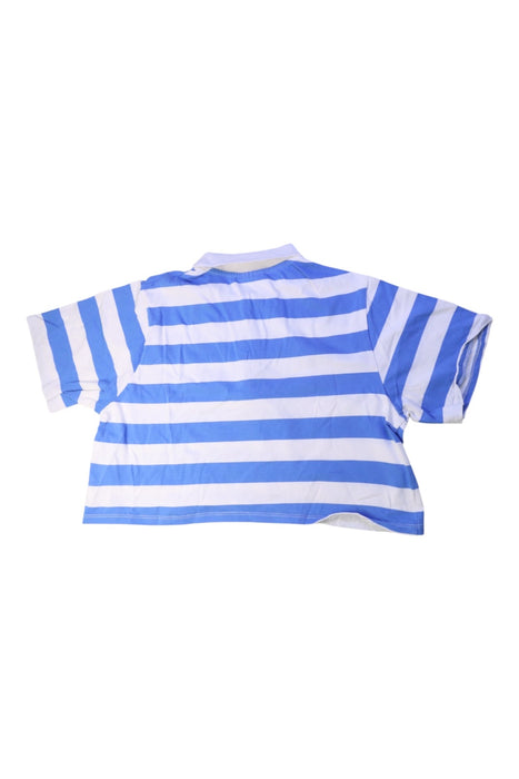 A Blue Short Sleeve Polos from Seed in size 14Y for girl. (Back View)