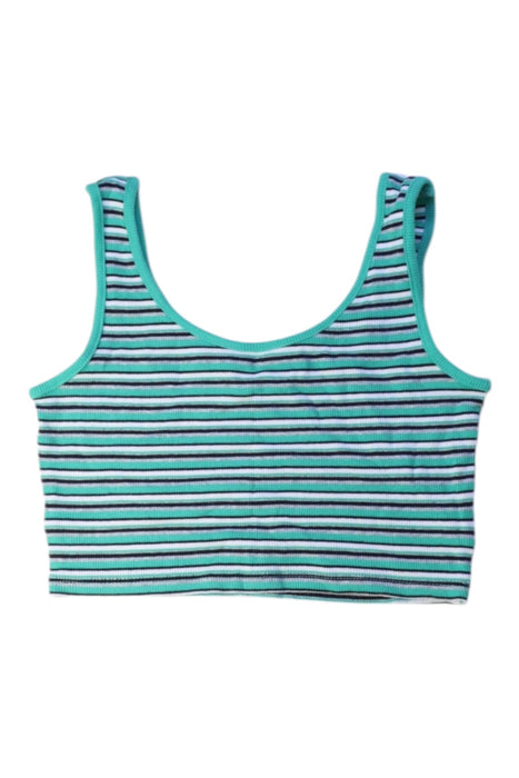 A Teal Sleeveless Tops from Seed in size 12Y for girl. (Front View)