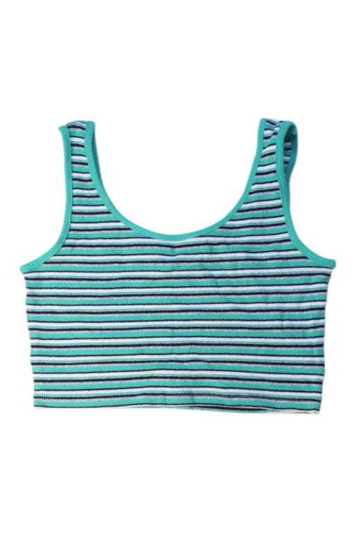 A Teal Sleeveless Tops from Seed in size 12Y for girl. (Front View)