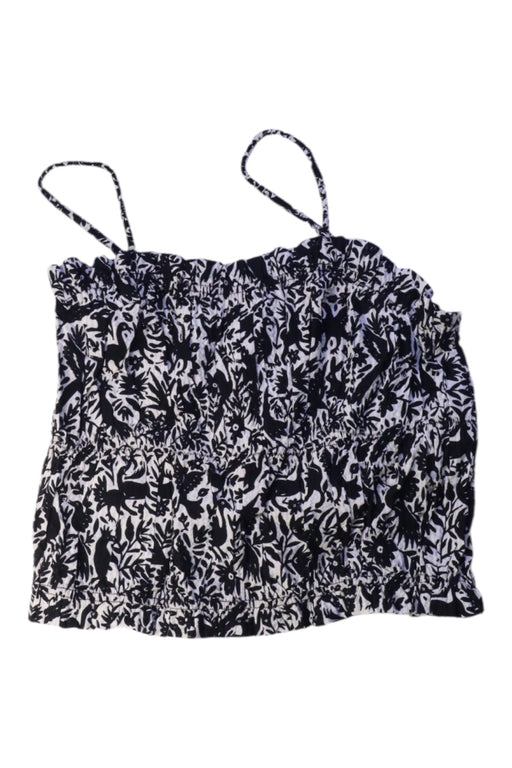 A Black Sleeveless Tops from Monoprix in size 14Y for girl. (Front View)