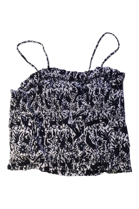 A Black Sleeveless Tops from Monoprix in size 14Y for girl. (Back View)