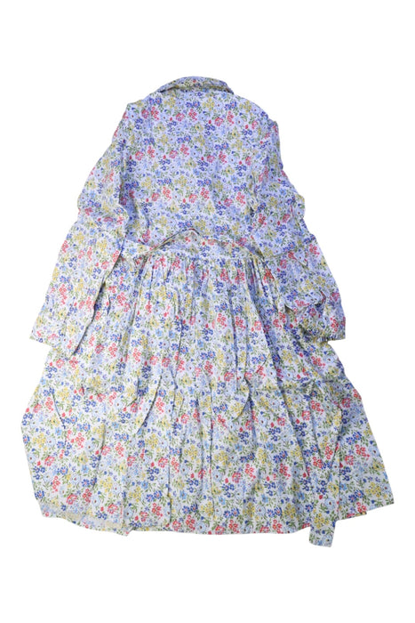 A Multicolour Long Sleeve Dresses from Polo Ralph Lauren in size 8Y for girl. (Back View)