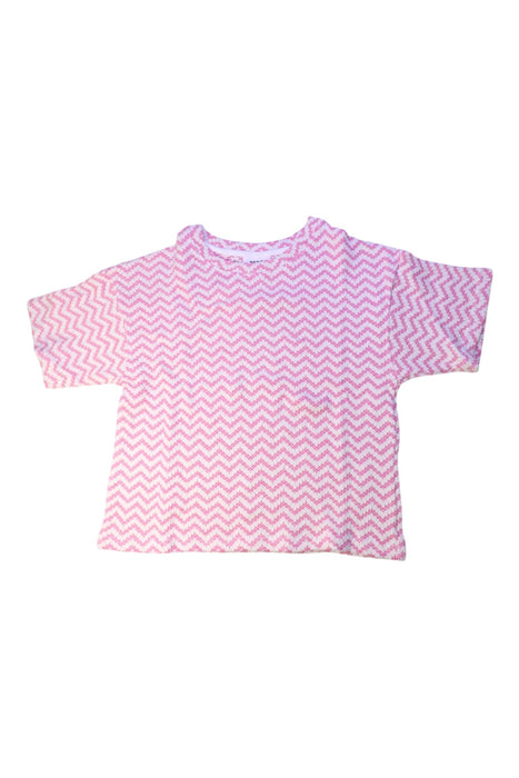 A Pink Short Sleeve T Shirts from Seed in size 10Y for girl. (Front View)