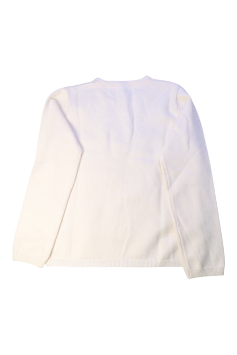 A White Crewneck Sweatshirts from Bonpoint in size 12Y for girl. (Back View)