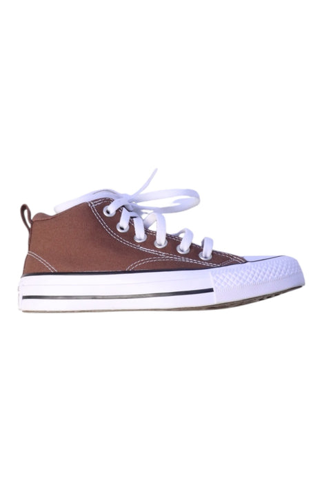 A Brown Sneakers from Converse in size 11Y for neutral. (Front View)
