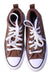 A Brown Sneakers from Converse in size 11Y for neutral. (Back View)