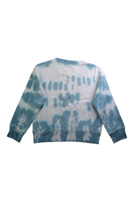 A Blue Crewneck Sweatshirts from Crewcuts in size 6T for boy. (Back View)