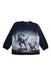 A Black Long Sleeve T Shirts from Molo in size 7Y for boy. (Front View)