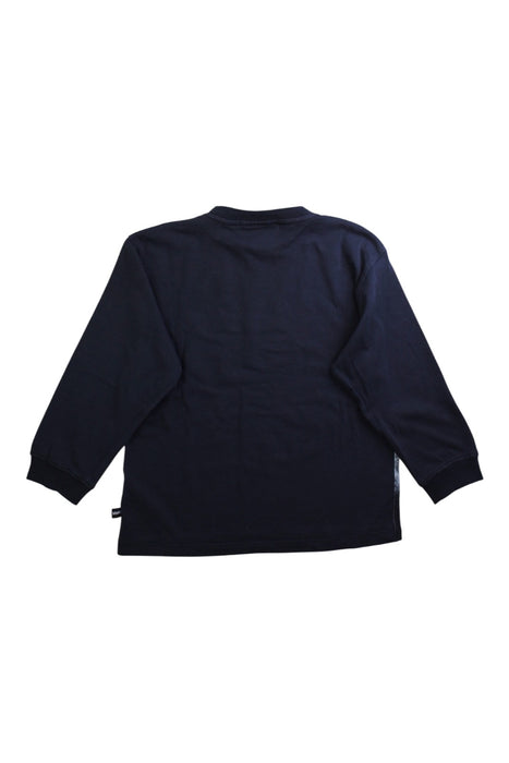 A Black Long Sleeve T Shirts from Molo in size 7Y for boy. (Back View)