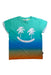 A Green Short Sleeve T Shirts from Molo in size 7Y for boy. (Front View)