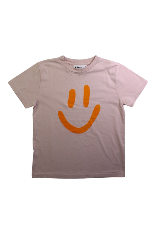 A Pink Short Sleeve T Shirts from Molo in size 7Y for neutral. (Front View)