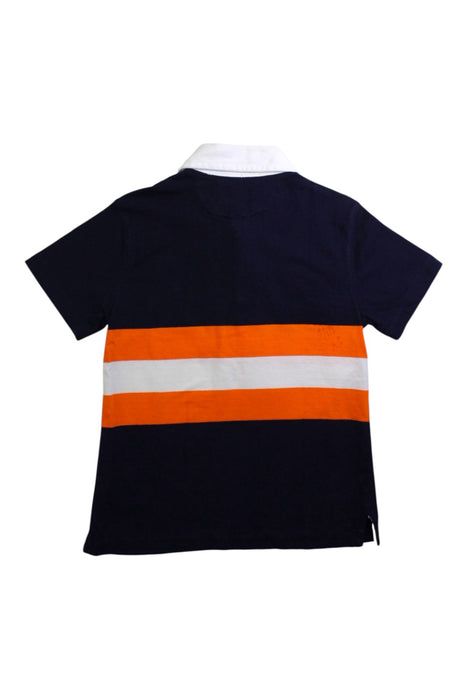 A Navy Short Sleeve Polos from Polo Ralph Lauren in size 5T for boy. (Back View)