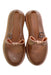 A Pink Flats from Mini Melissa in size 6T for girl. (Back View)
