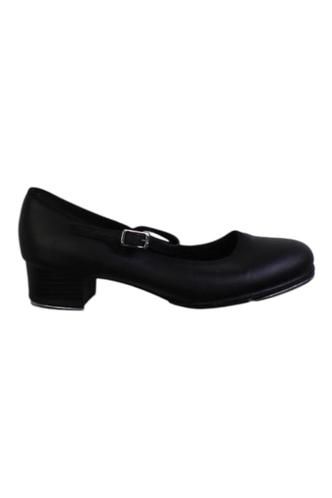 A Black Dress Shoes from Capezio in size 10Y for girl. (Front View)