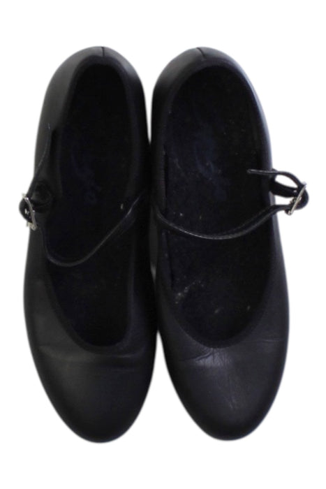 A Black Dress Shoes from Capezio in size 10Y for girl. (Back View)