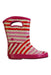 A Pink Rain Boots from Hunter in size 5T for girl. (Front View)