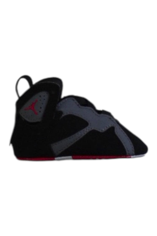 A Black Sneakers from Air Jordan in size 3-6M for boy. (Front View)