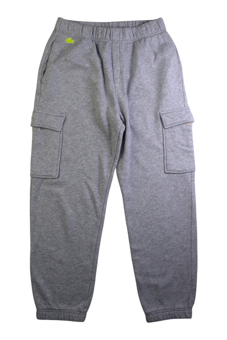 A Grey Sweatpants from Lacoste in size 12Y for boy. (Front View)