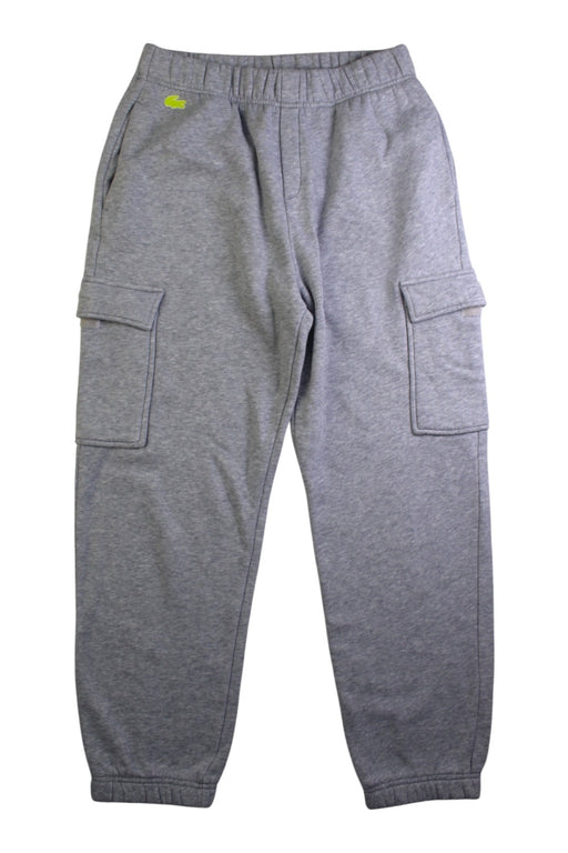A Grey Sweatpants from Lacoste in size 12Y for boy. (Front View)