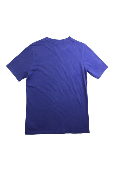 A Blue Short Sleeve T Shirts from Adidas in size 11Y for boy. (Back View)