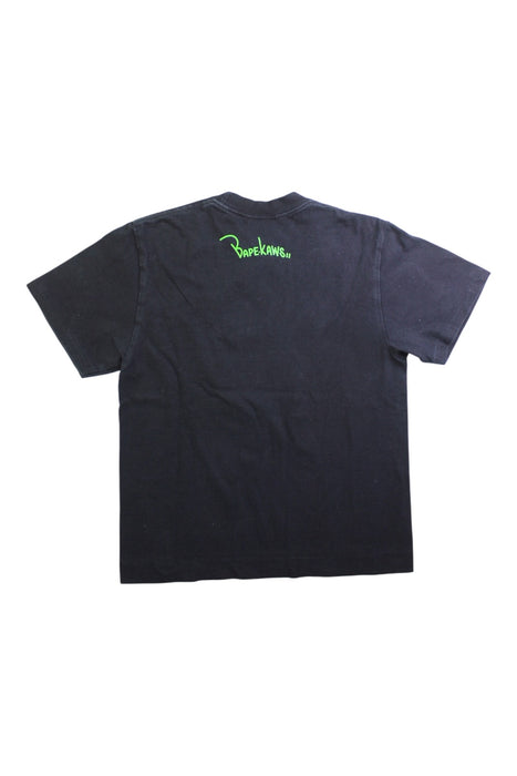 A Black Short Sleeve T Shirts from Baby Milo Store by A Bathing Ape in size 12Y for boy. (Back View)