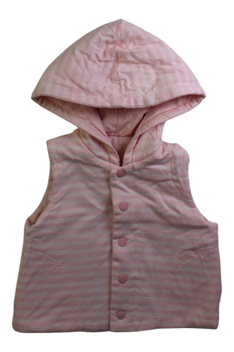 A Pink Outerwear Vests from Comme Ca Ism in size 12-18M for girl. (Back View)
