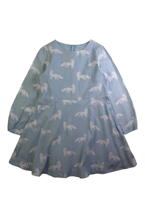 A Blue Long Sleeve Dresses from Jacadi in size 8Y for girl. (Front View)
