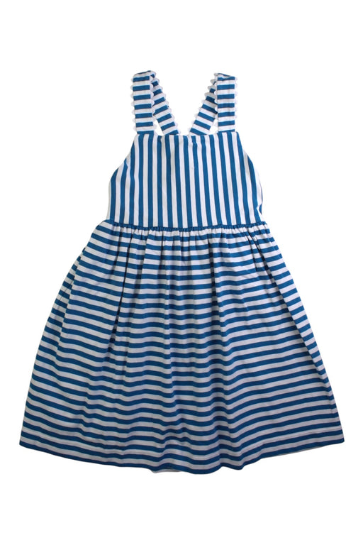 A Blue Sleeveless Dresses from Jacadi in size 8Y for girl. (Front View)