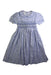 A Blue Short Sleeve Dresses from Little Alice London in size 8Y for girl. (Front View)