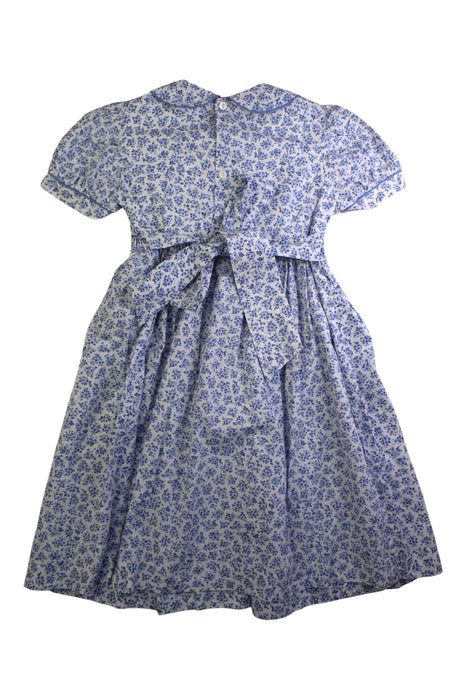 A Blue Short Sleeve Dresses from Little Alice London in size 8Y for girl. (Back View)