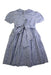 A Blue Short Sleeve Dresses from Little Alice London in size 8Y for girl. (Back View)