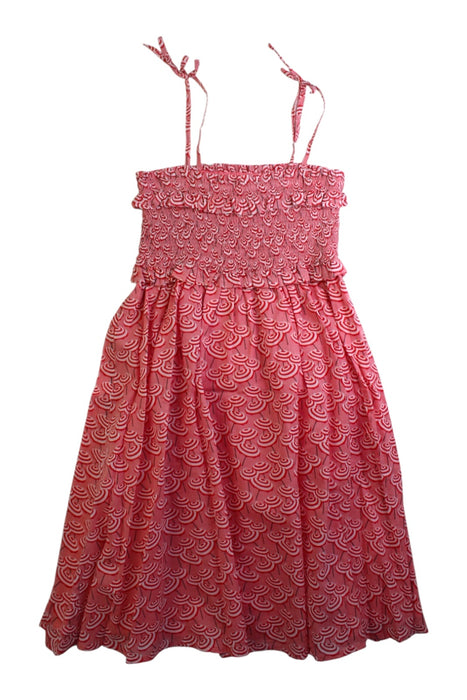 A Red Sleeveless Dresses from Crewcuts in size 7Y for girl. (Front View)