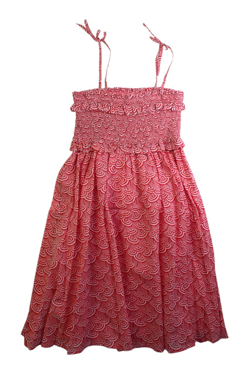 A Red Sleeveless Dresses from Crewcuts in size 7Y for girl. (Front View)