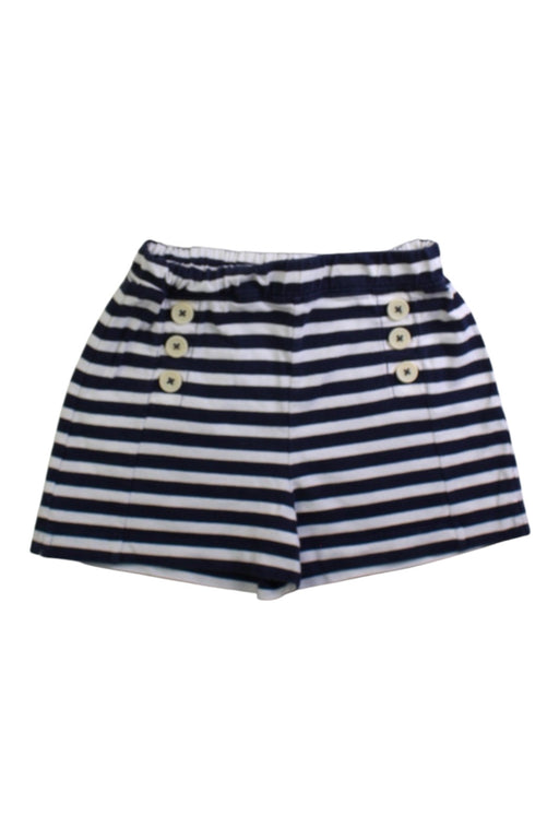 A Navy Shorts from Crewcuts in size 7Y for girl. (Front View)