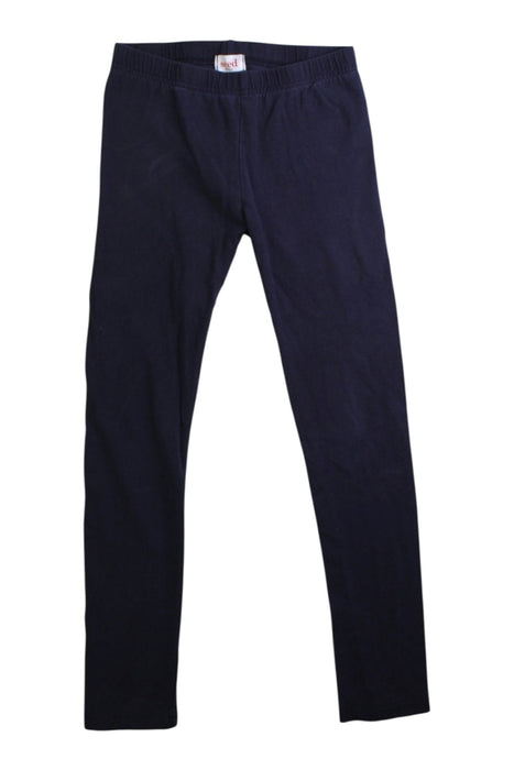 A Navy Leggings from Seed in size 7Y for girl. (Front View)